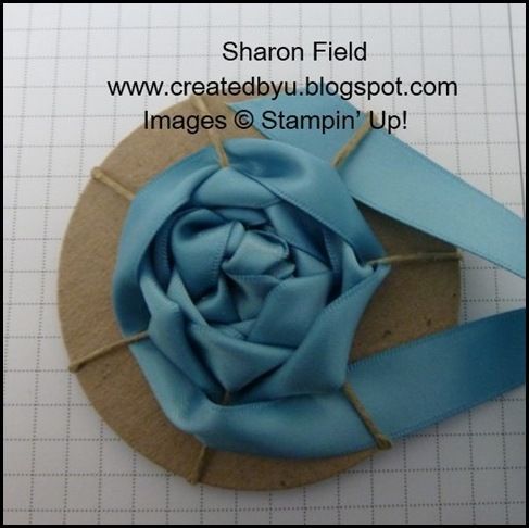 DIY ribbon rosette