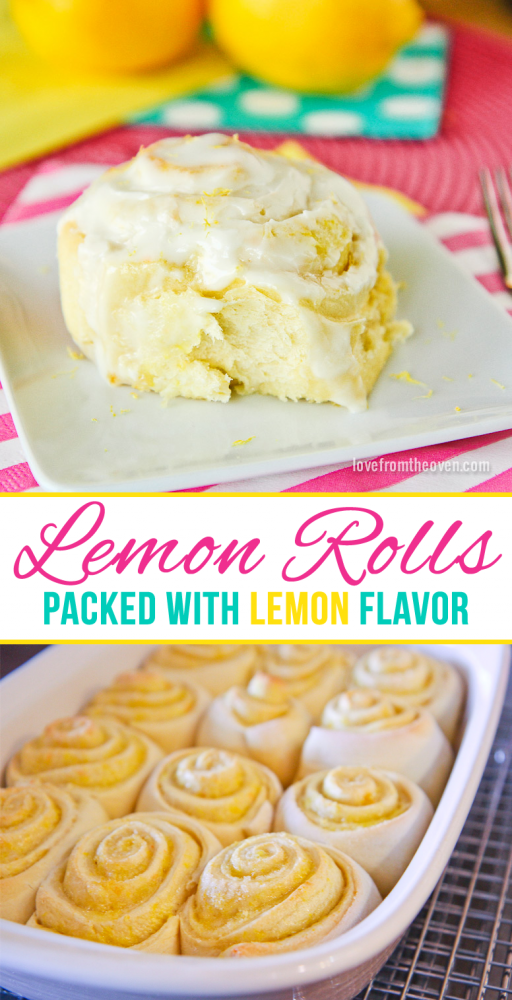 Easy and delicious lemon roll recipe.  Love the secret ingredient in the filling!  These would be great for Easter or Mother’s Day
