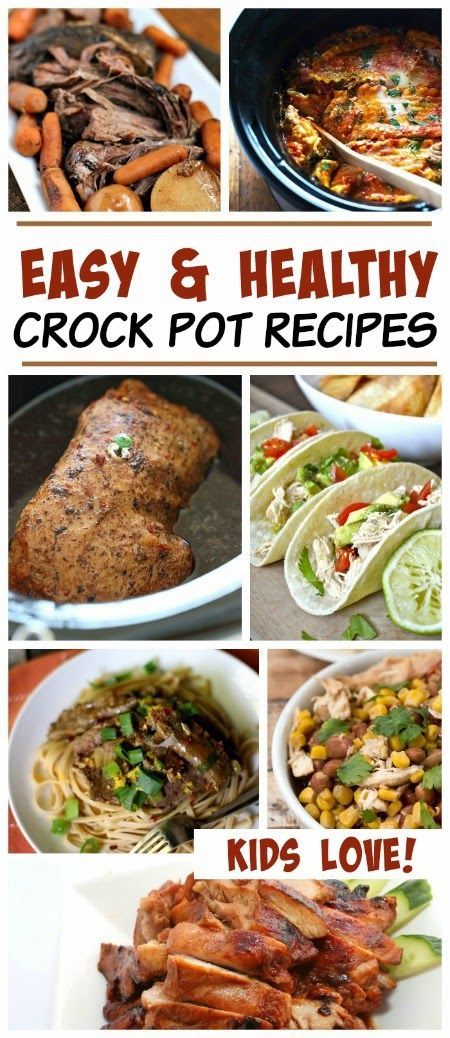 Easy & HEALTHY Crock Pot Recipes that kids actually like- a win for busy moms everywhere!