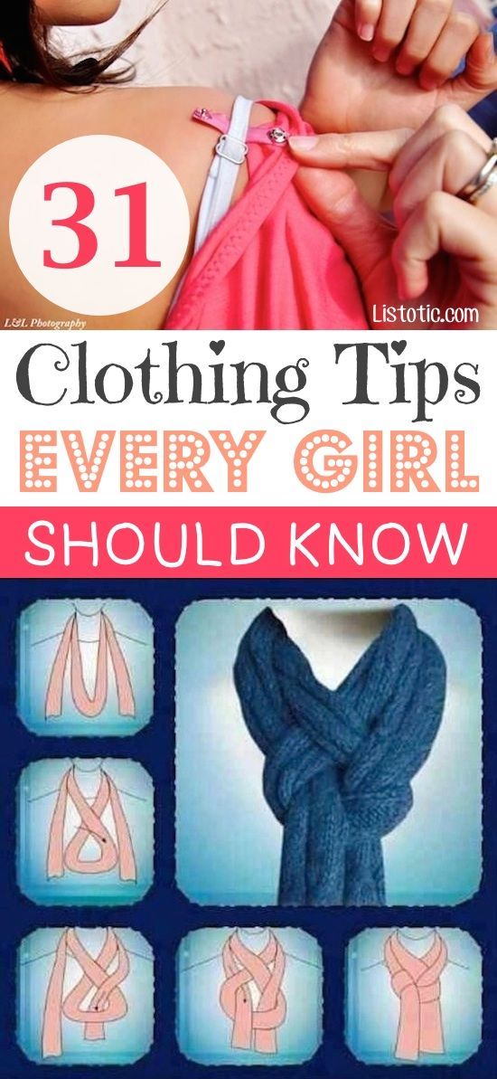 Great list of style and clothing hacks from Listotic!