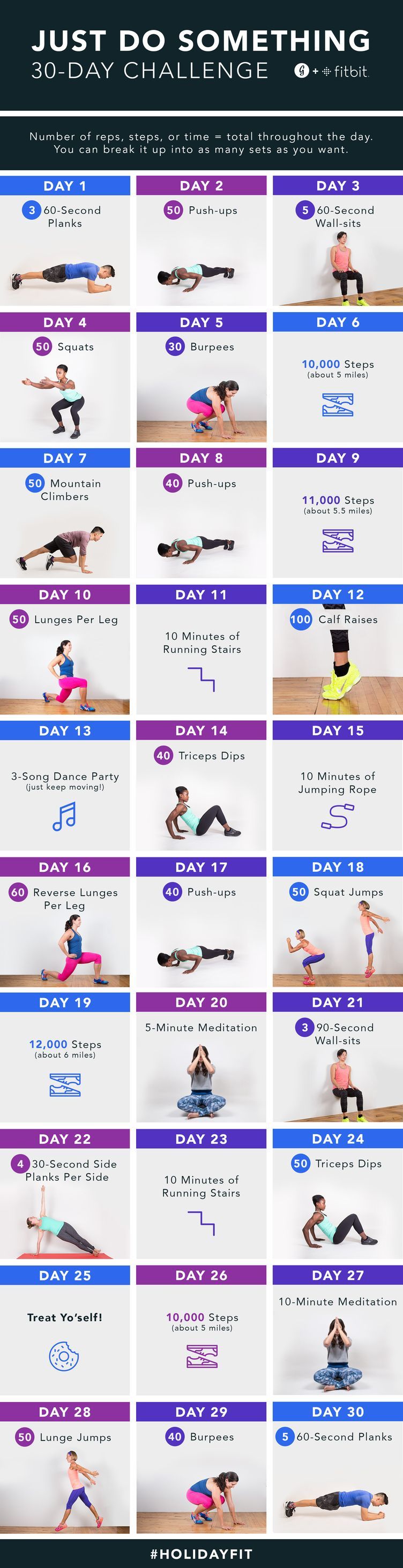 Greatist and Fitbit’s 30-Day, Just-Do Something Challenge
