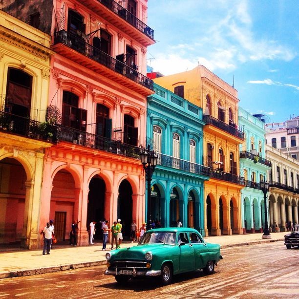 Havana, Cuba  I would love to go here and photograph the people and the colors!