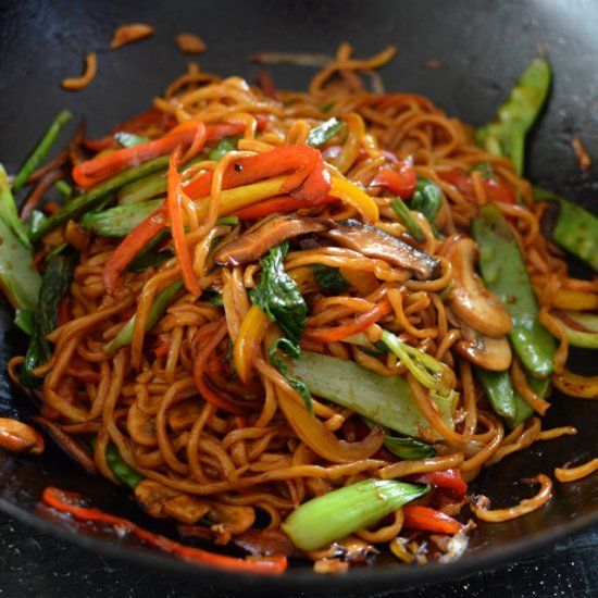 Healthy, authentic Vegetable Lo Mein – SO MUCH BETTER than takeout!