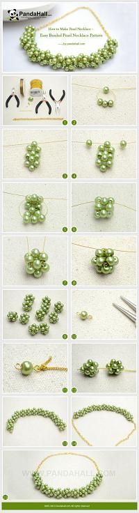 How to Make Pearl Necklace – Easy Beaded Pearl … | Jewelry Making T…