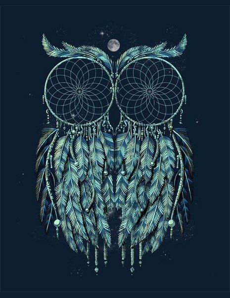I found my next tattoo! I’ve been wanting a dream catcher tattoo on my thigh! And I love owls!! This is a spot on twist to what I