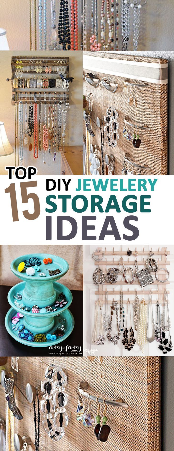 I thought my jewelry box was doomed until I saw these amazing DIY storage ideas…you have to try some of them too!