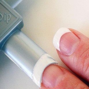 If you love the French manicure, it might be worth investing in a French Tip Dip. | 32 Easy Nail Art Hacks For The Perfect