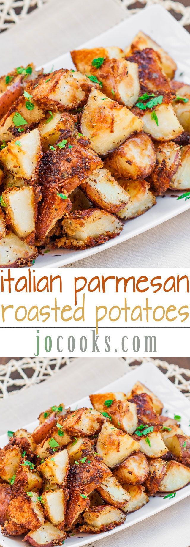 Italian Parmesan Roasted Potatoes – full of flavor and deliciousness, all you have to do is enjoy them.