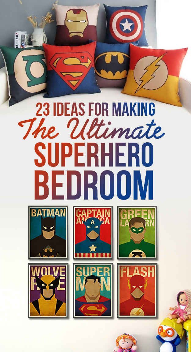 It’s not weird that I want all of this right?? 23 Ideas For Making The Ultimate Superhero Bedroom