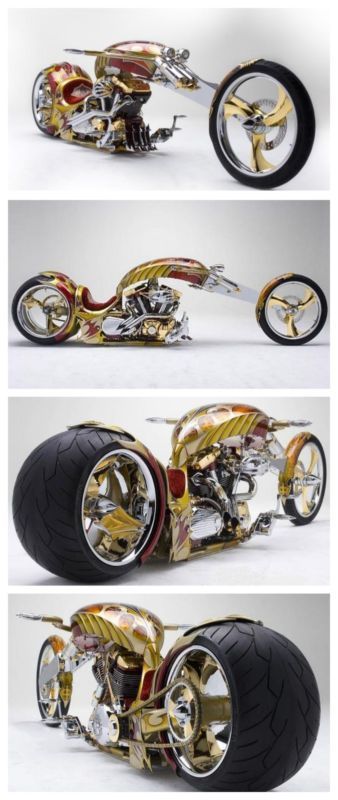 Meet the world’s first 24-karat gold plated Chopper “Nehme-sis” | 10 of the Most Expensive Bikes in The World’!