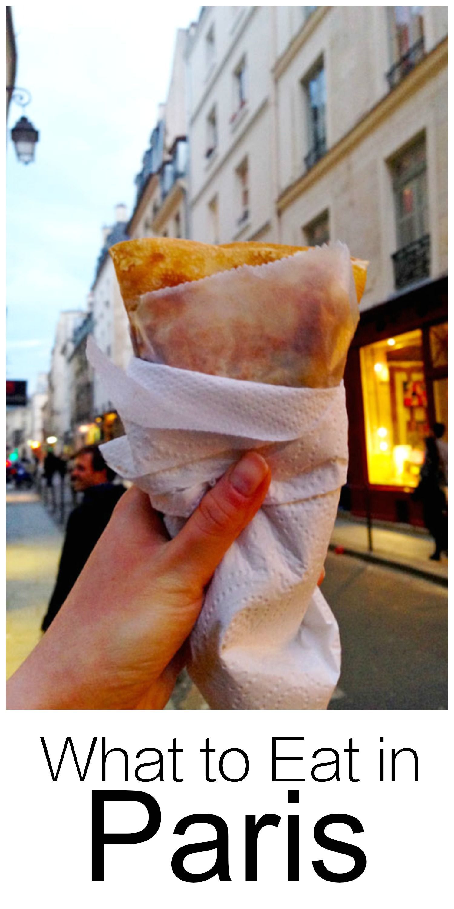 My favorite foods to eat in Paris ~ crepes, foie gras, cheese, crepes, pastries, fine dining and more. This is a great list if