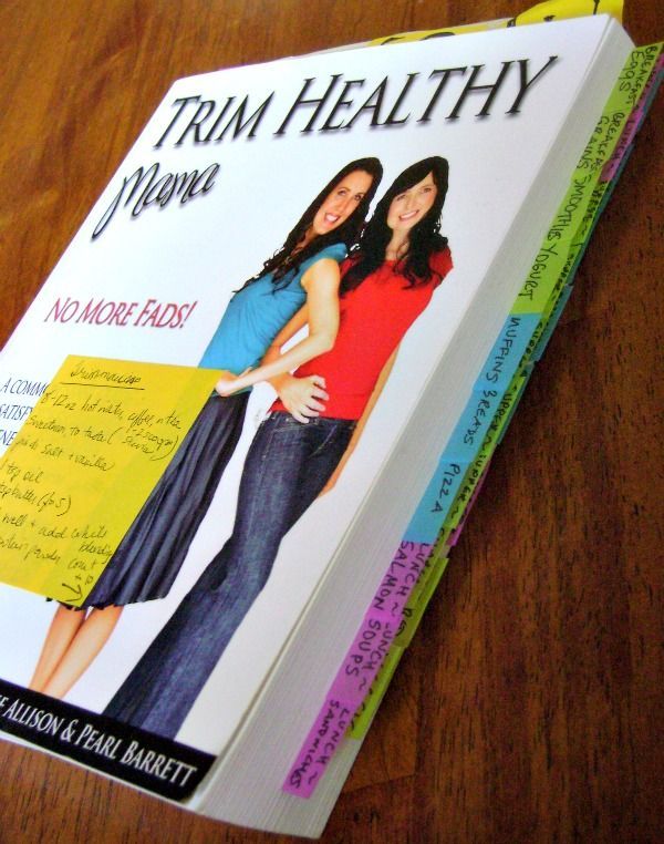 Needing some help with Trim Healthy Mama? This post details how to mark & tab your book for quick and easy use. Perfect for