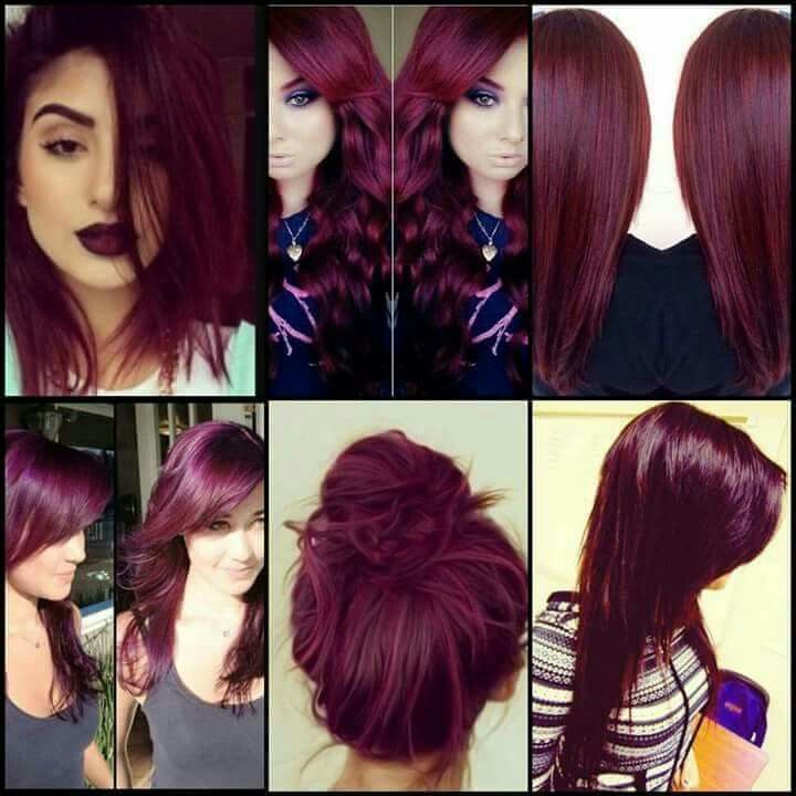 Obsessed with this burgendy hair color. Such a beautiful color. More amazing and unique hairstyle at: unique-hairstyle….