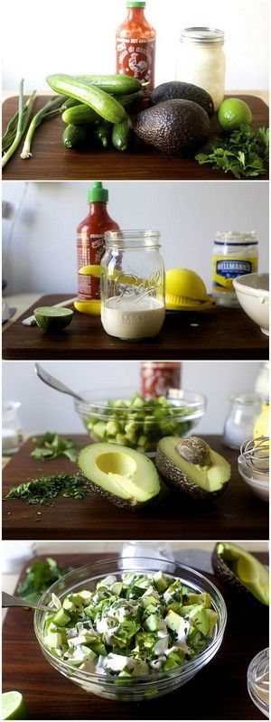 Obsessively Good Avocado Cucumber Salad | Bake a Bite