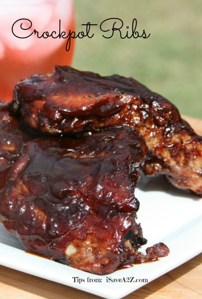 Once you use this easy method for making ribs in the crockpot, you’ll never want to make them another way again!