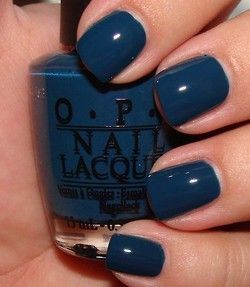 OPI “Ski Teal You Drop” –  I am pinning this so I remember that, as gorgeous as this color is, it didn’t suit me.  I think