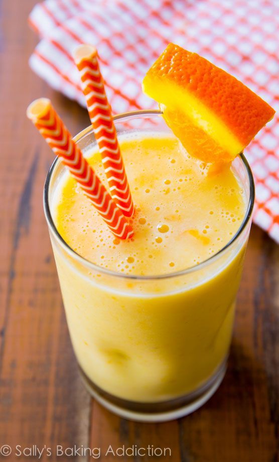 Orange Creamsicle Smoothie– an energizing healthy pick-me-up to help you get through busy days!