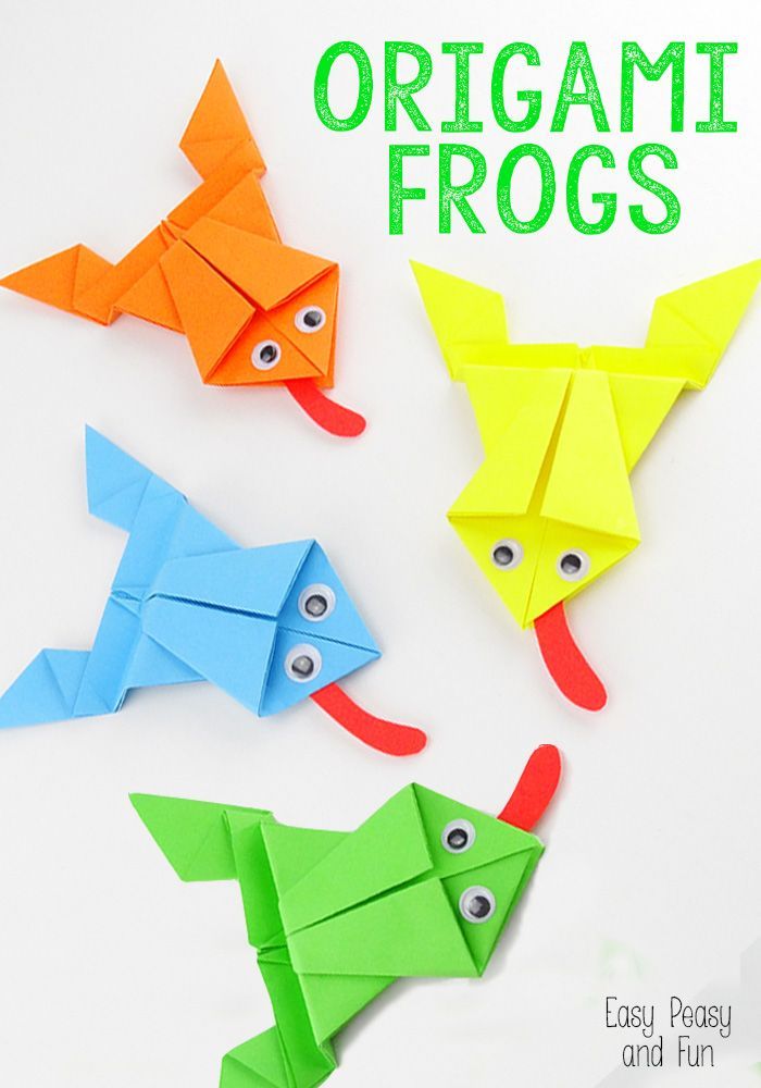 Origami Frogs Tutorial – Origami for Kids – Easy Peasy and Fun