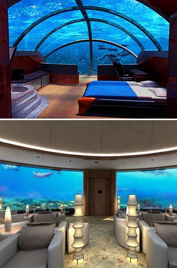 Poseidon Undersea Resort in Fiji. I want to go here so bad.