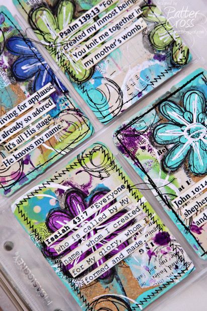 Scripture Art Cards for Triple the Scraps: {SCRLLC14} Scripture Lesson #20, He Knows My Name