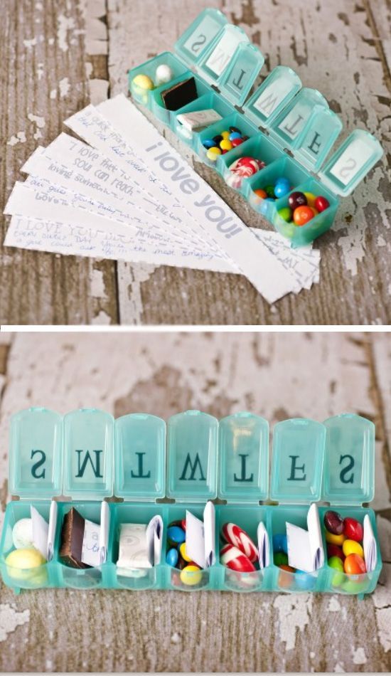 Seven Days Of Love | Click Pic for 38 DIY Valentine Gifts for Him | DIY Valentine Gifts for Boyfriend