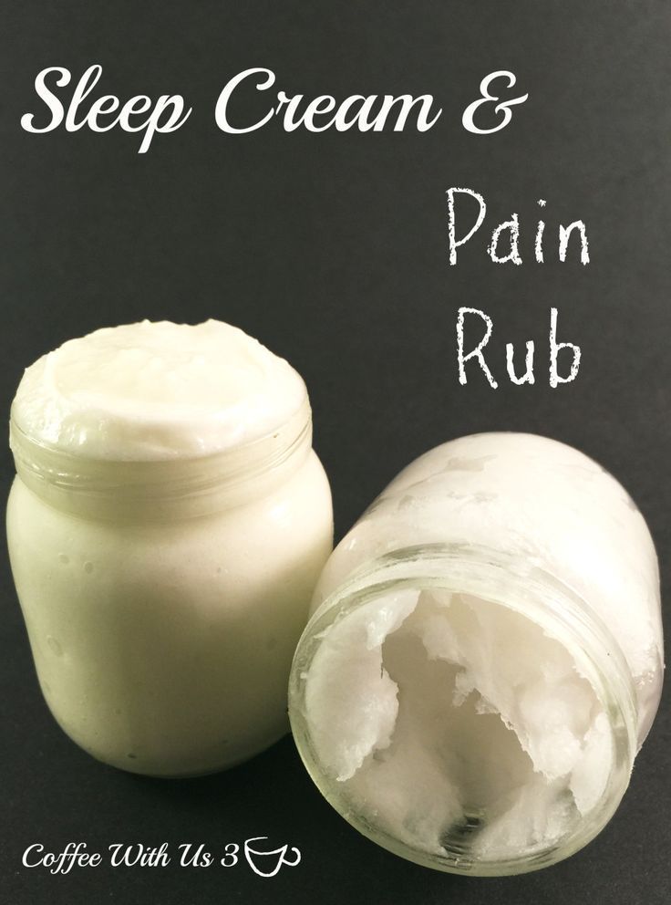 Sleep Cream & Pain Rub -made with essential oils!
