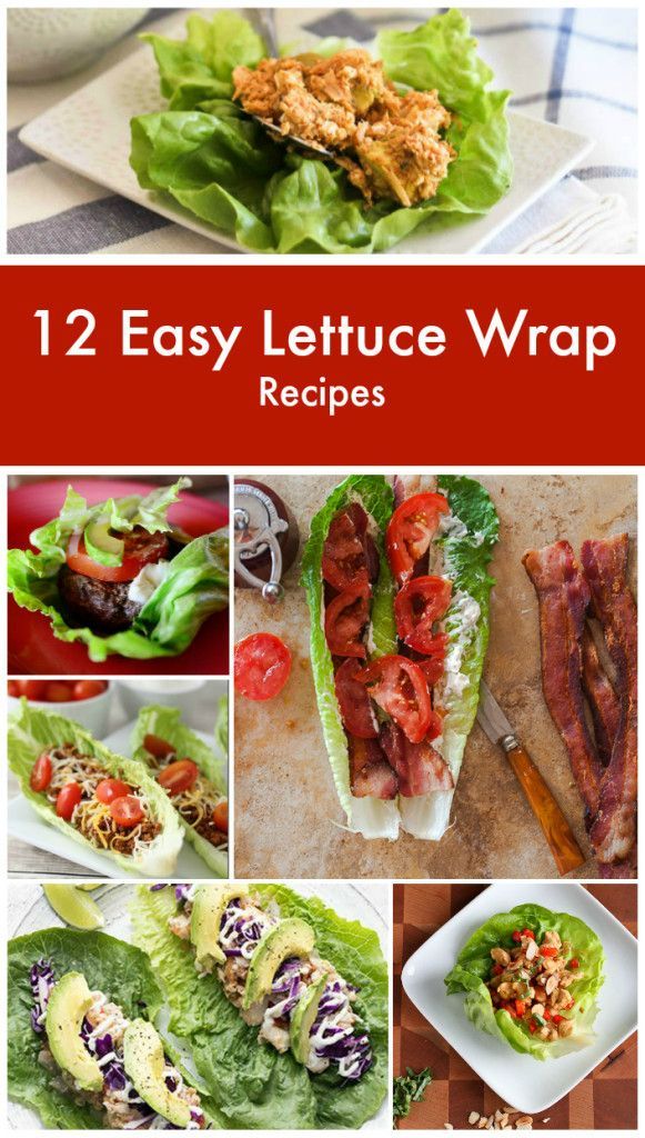 some of the best lettuce wrap recipes! perfect for summer snacks