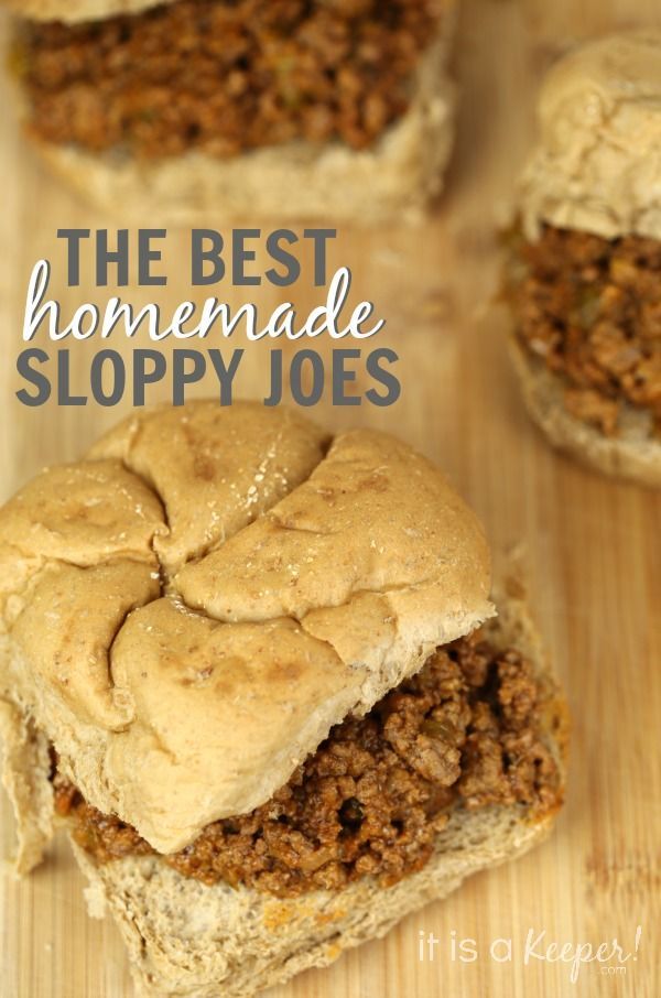 The Best Homemade Sloppy Joes Recipe – It Is a Keeper