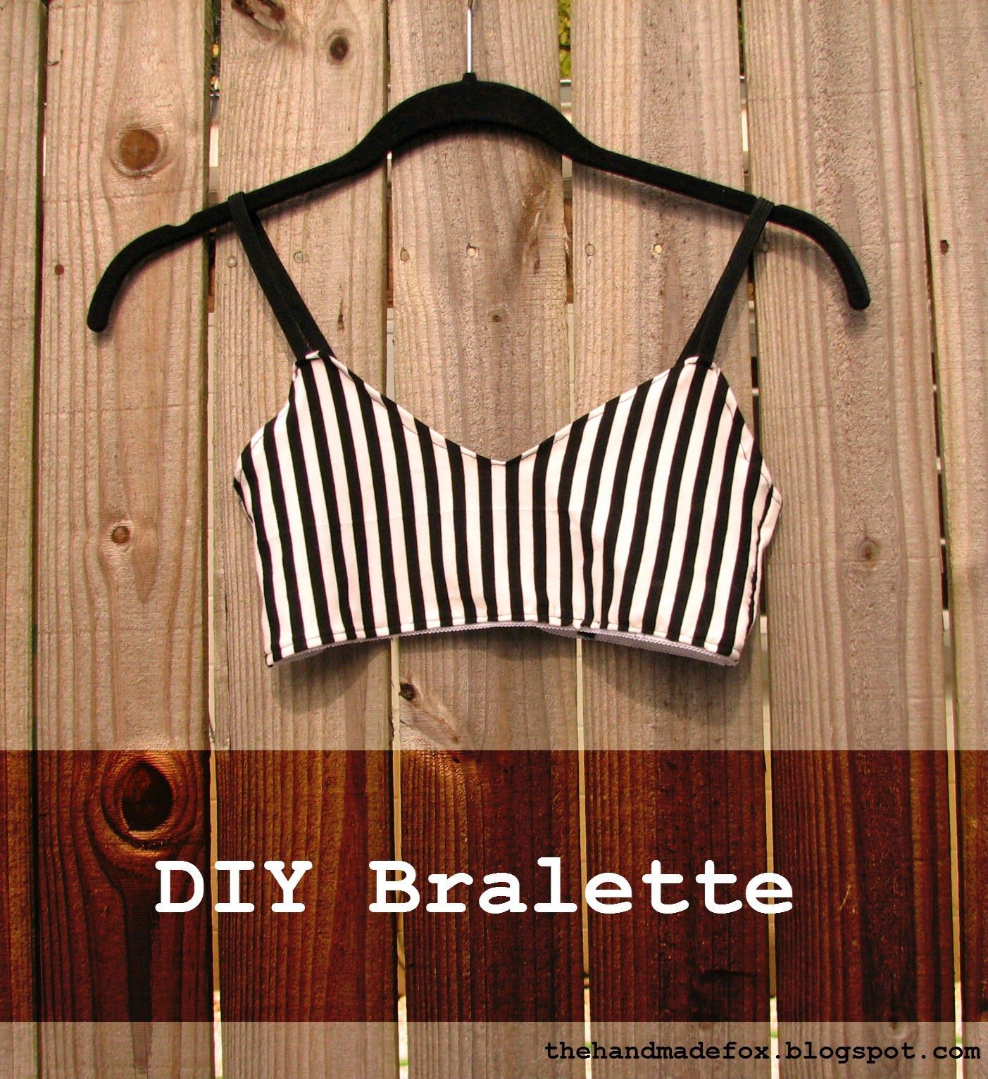 The Handmade Fox: DIY Bralette–First Draft