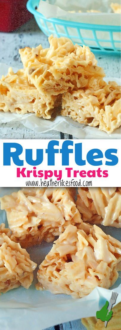 These Sweet and Salty Ruffle Krispy Treats will blow your mind. That. Is. All.