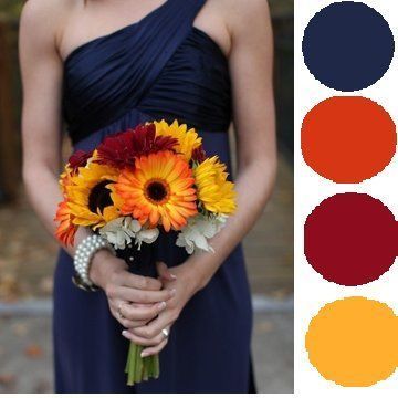 these would also be amazing colors on both you and J and would be lovely for a late sept wedding!