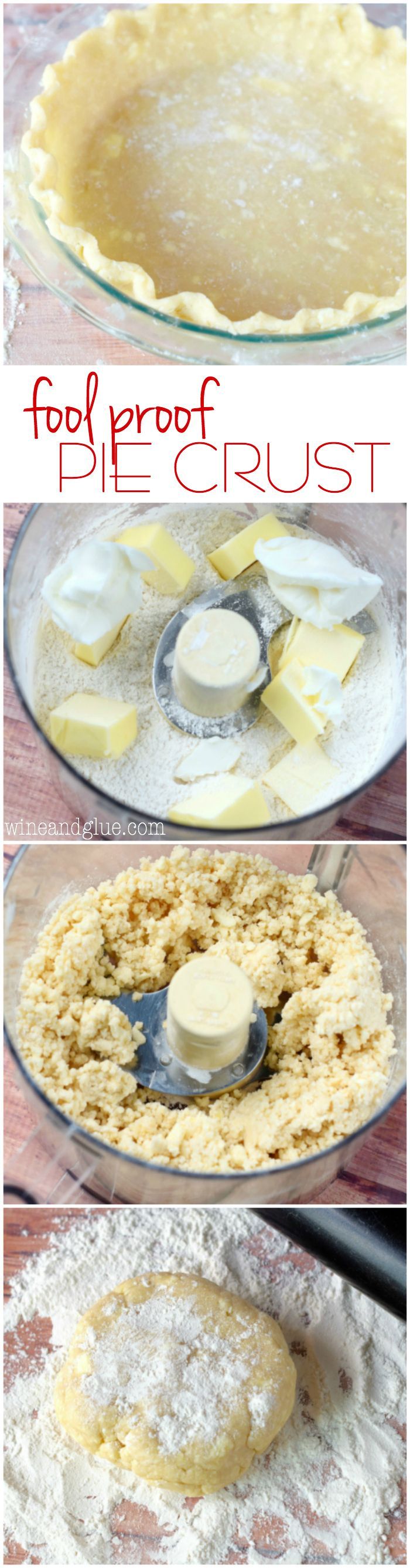 This Fool Proof Pie Crust is seriously so easy, moist and delicious! Step by step photo tutorial!