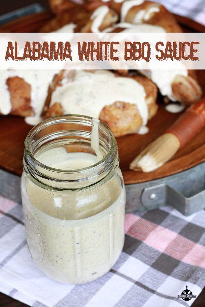 This tangy, mayo-based sauce is perfect as a baste or even as a dipping sauce for chicken, turkey, or pork. It’s great on a pulled