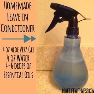 tons of awesome natural uses for aloe vera, plus a leave-in conditoner recipe with essential oils.   from “Home Life with Mrs. B”