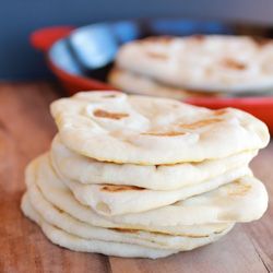 Traditional greek pita bread. So soft and chewy and so easy!