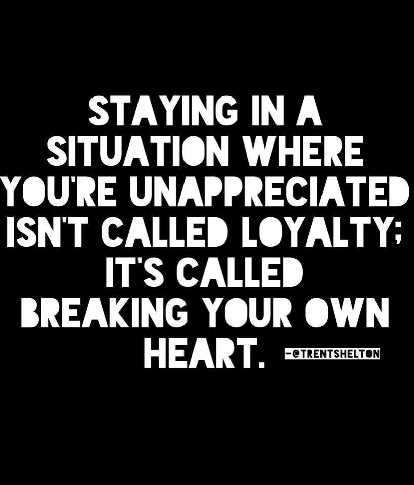 True… Do not stay where you are unhappy and ALWAYS trust your gut. I learned this the hard way.. Luckily for me things couldn’t