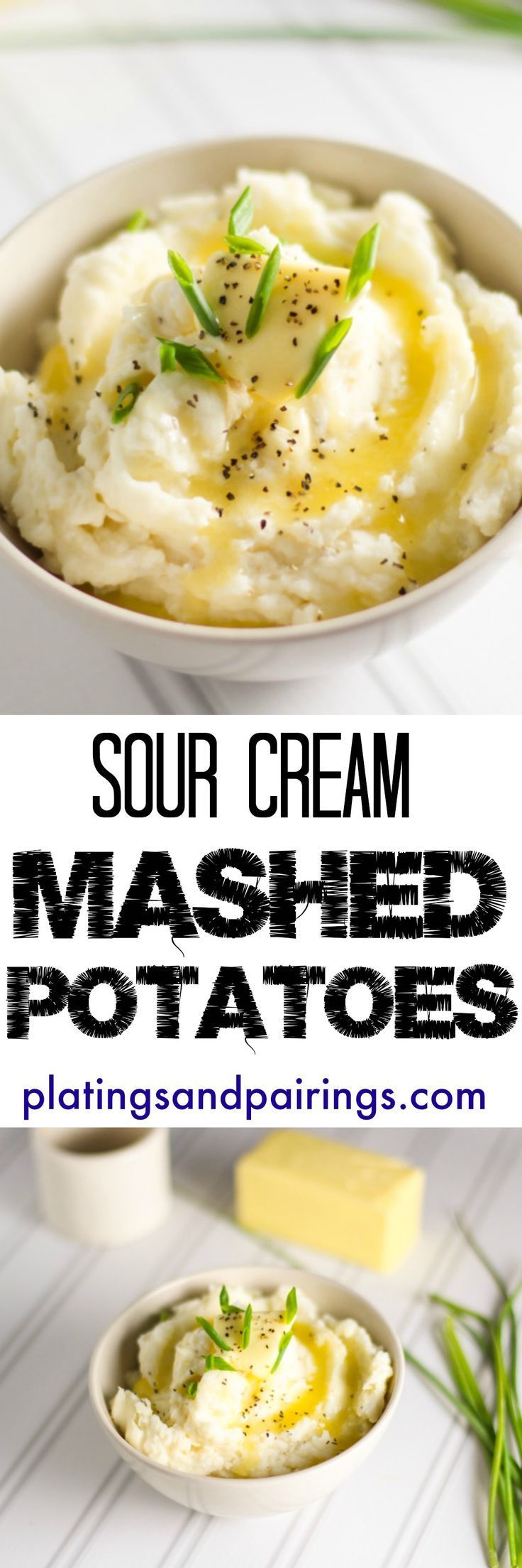 Ultra Creamy Mashed Potatoes – SO great with the sour cream added in!