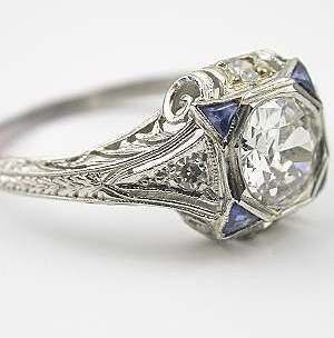 vintage jewelry | Estate and Antique Jewelry, Vintage Rings | Topazery. Love this ring!