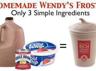 WENDYS HOMEMADE FROSTYS – my mom has made this for years and it does taste just like a Wendys frosty!