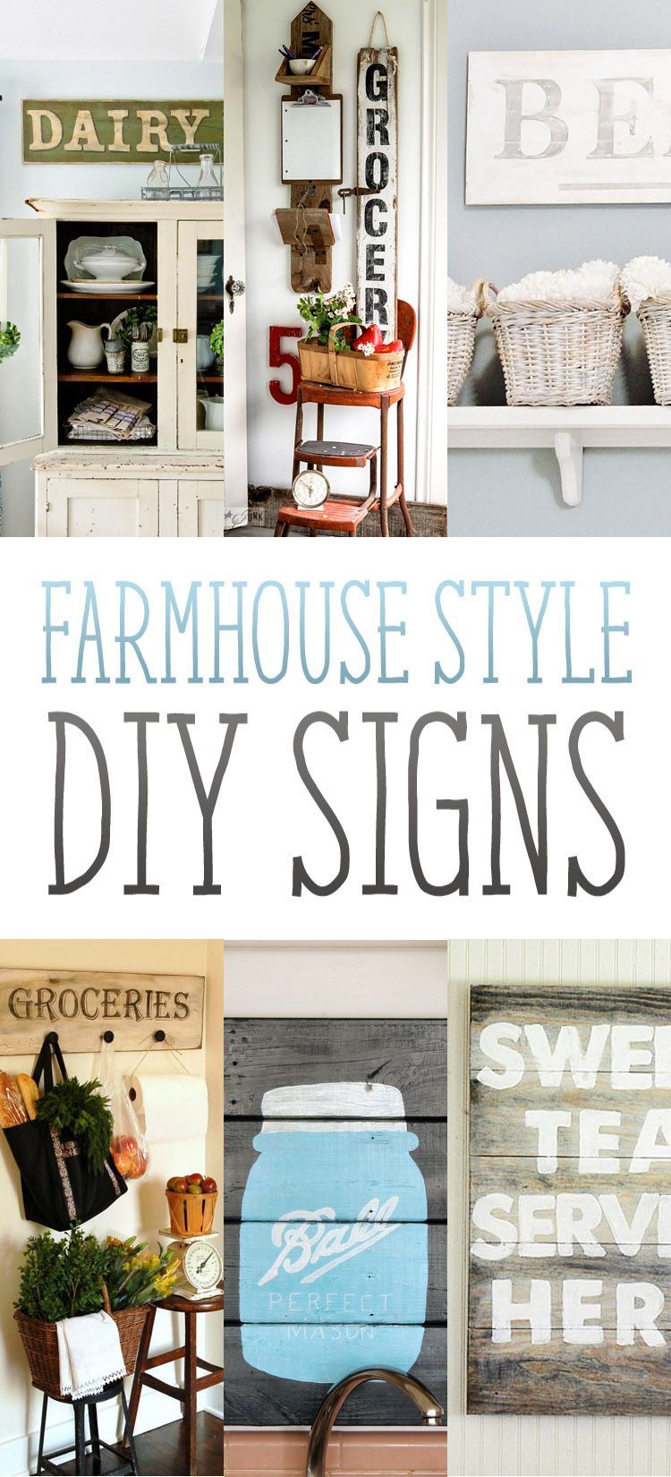 What is one home decor accessory that is the essence of a true Farmhouse Style?  Ok…there are many…but the first one that