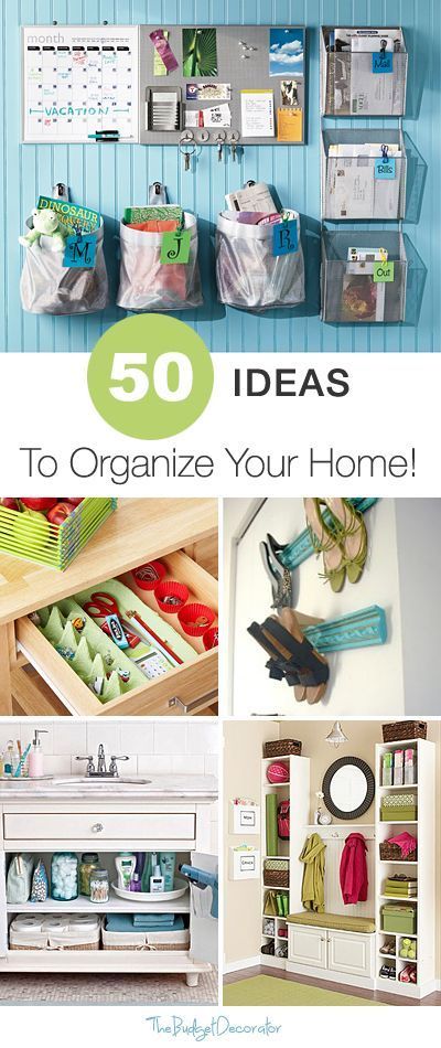 50 Ideas to Organize Your Home! • Great Tips and Ideas!