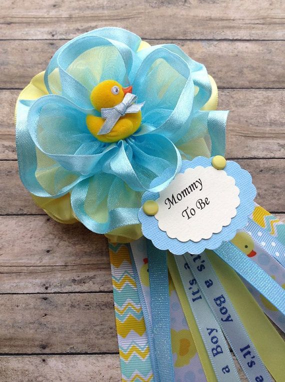 Boy Rubber Duck Grandma To Be Corsage or by AlittleSweetBowtique