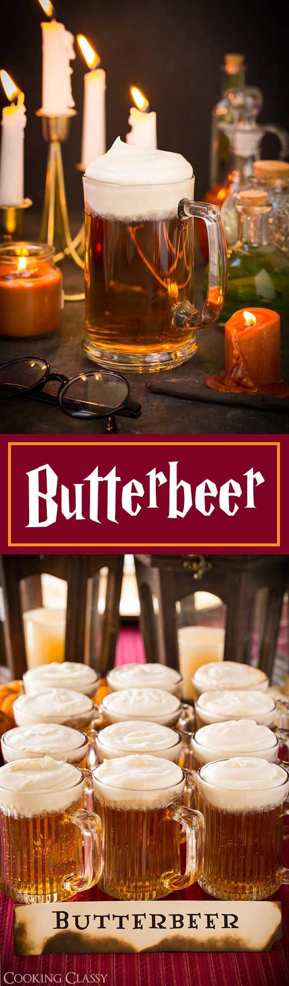 Butterbeer Recipe and a Harry Potter Party – only 5 ingredients and so easy to make! Not so rich, sweet and heavy like some