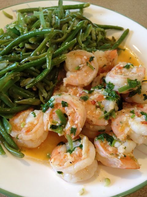 Cilantro Lime Shrimp with Green Beans – a fabulous, healthy meal! This is delicious and great for people on a weight loss diet.