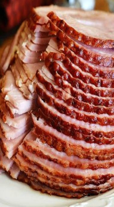 crock pot maple brown sugar ham. A great ham for Easter dinner!