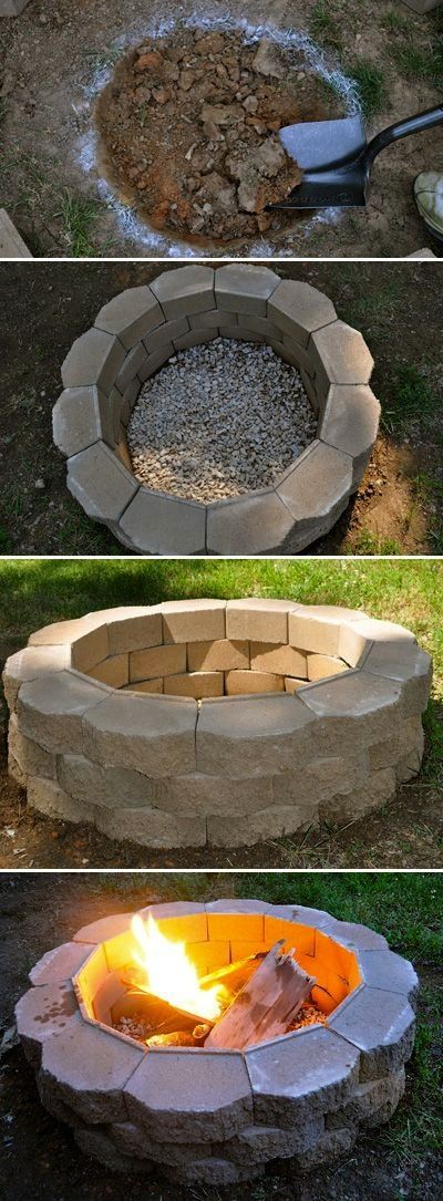 DIY Fire Pit on a budget   ……………Follow DIY Fun Ideas at www.facebook.com/… for tons more great projects!