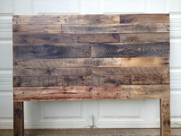 DIY Pallet King Size Headboard | Pallet Furniture DIY