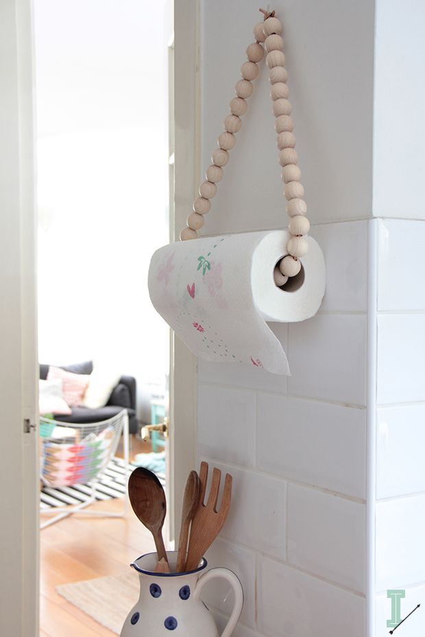 DIY: paper towel holder by IDA interior lifestyle