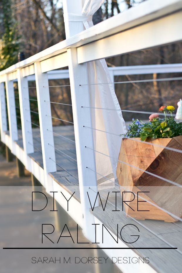 DIY Wire Railing | Tutorial