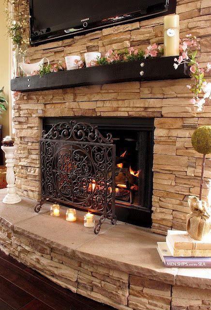 Driven By Décor: Five Important Decisions in Designing a Stone Veneer Fireplace